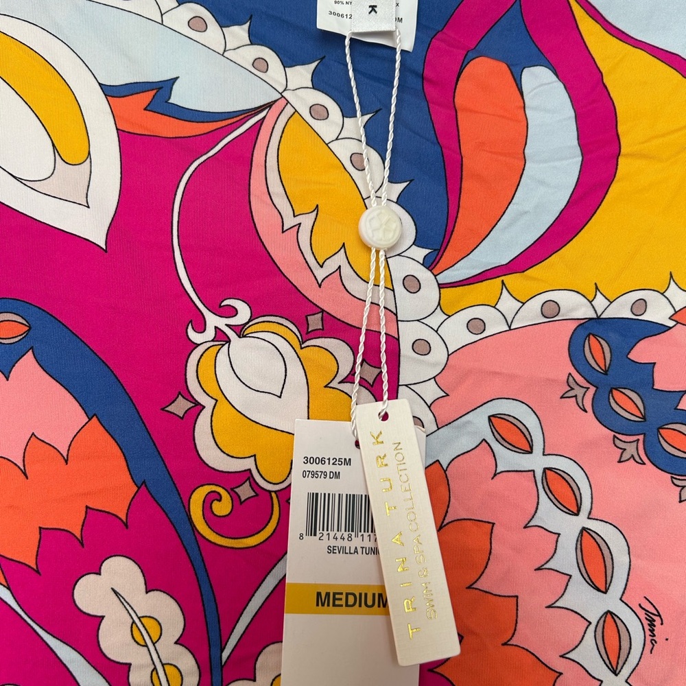 Trina Turk NWT Sevilla Tunic Coverup - Picture 7 of 8